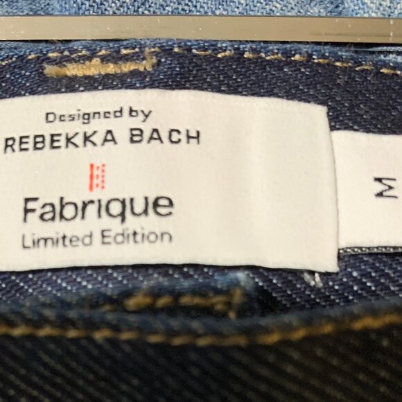 FABRIQUE WIDE LEG BLUE JEANS SIZE M - Picture 8 of 8